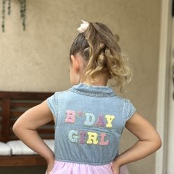 4T birthday girl dress