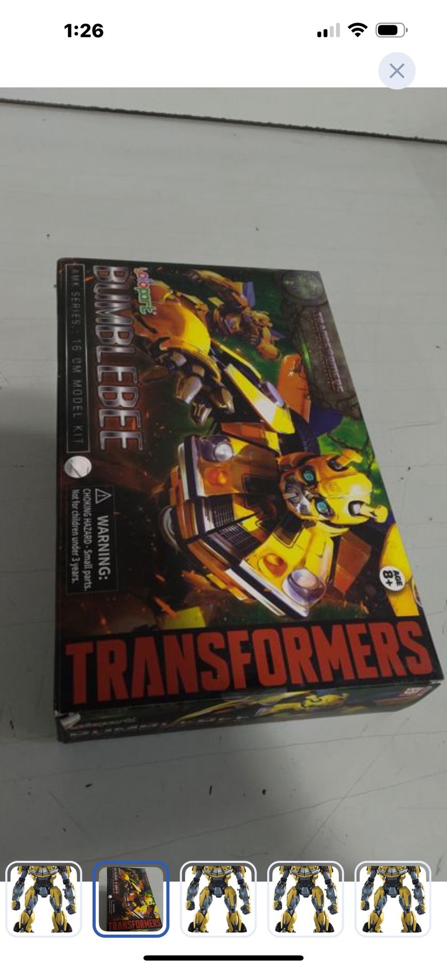 YOLOPARK Transformers : Rise of The Beasts 16cm Bumblebee Model Kits