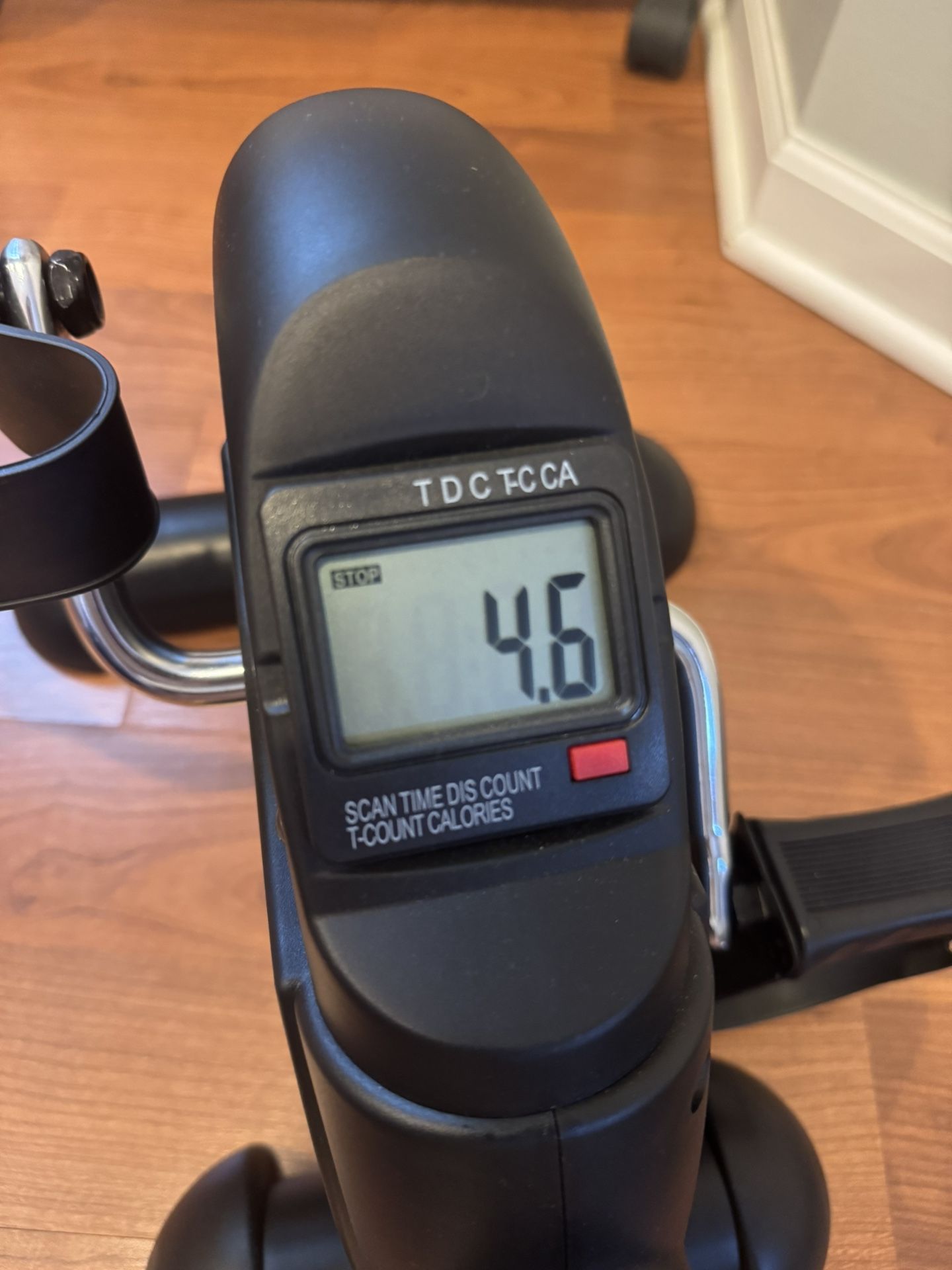 TDC T-C CA Bike Portable Under Desk Arm Leg Foot Pedal Exerciser Stationary 