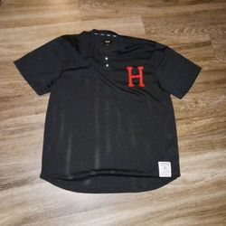 HUF Bronx Henley Mens Jersey XL