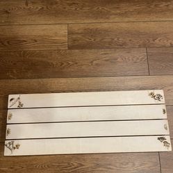 Handmade bathroom tray