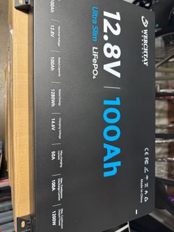 Lifepo4 lithium slim 100ah battery