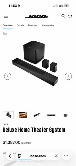BOSE /DELUX THEATER SYSTEM