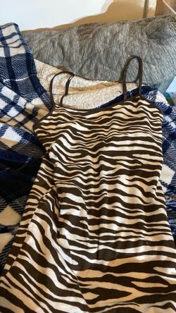 Y2K Aeropostale zebra cami