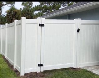 Selling two used PVC gates; pick up in Boca Raton.