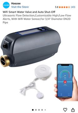 Haozee WiFi Smart Water Valve Auto Shut-Off