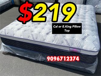 12in King Size Dream Luxury European Pillow Top Mattress