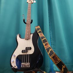 Left-handed Fender Bass Guitar