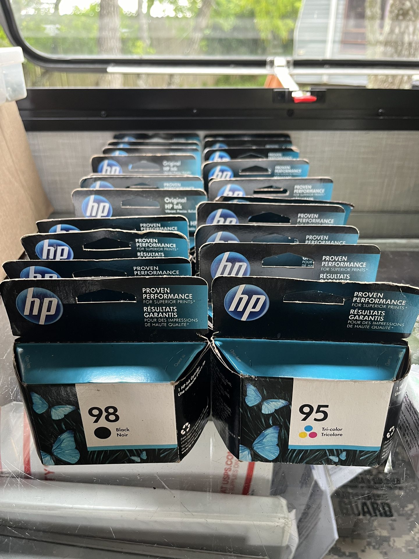 Genuine HP 95/98 Ink Cartridges New In Original Box
