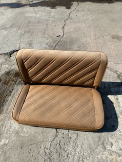 Jeep Wrangler YJ rear Bench Seat OEM Brown 1987 through 1995