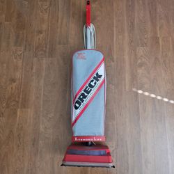 Oreck XL2 Ultra Upright Vacuum Cleaner Extended Life Hypo Allergenic Plus Red