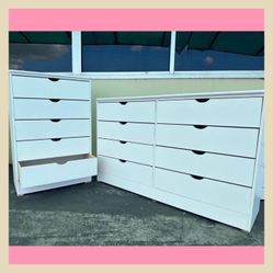 Dresser Set/ Five and eight drawers dresser