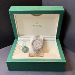 Mossianite Rolex Datejust | 1 Of 1 | Certified