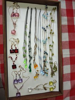 Vintage necklaces and earrings