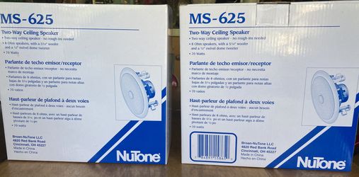 2 Set of NuTone Ceiling Speakers 