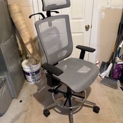 Office Raisable Desk Mesh Chair