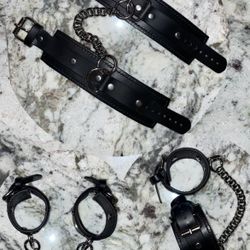 Handmade Leather Handcuffs/ Custom Leather Work