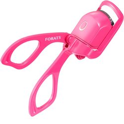 Heated Eyelash Curlers Forats Electric Eye Lash Curler with Mascara Comb & Brush - Three Heating Modes Creates Eye-Opening & Lifted Lashes with False 