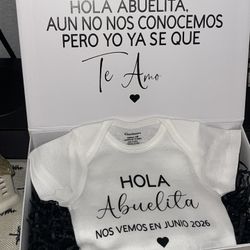 Personalized Box Baby Reveal 