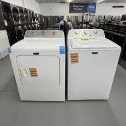 Maytag Set 4.5 Cu Ft Capacity Washer And Dryer 