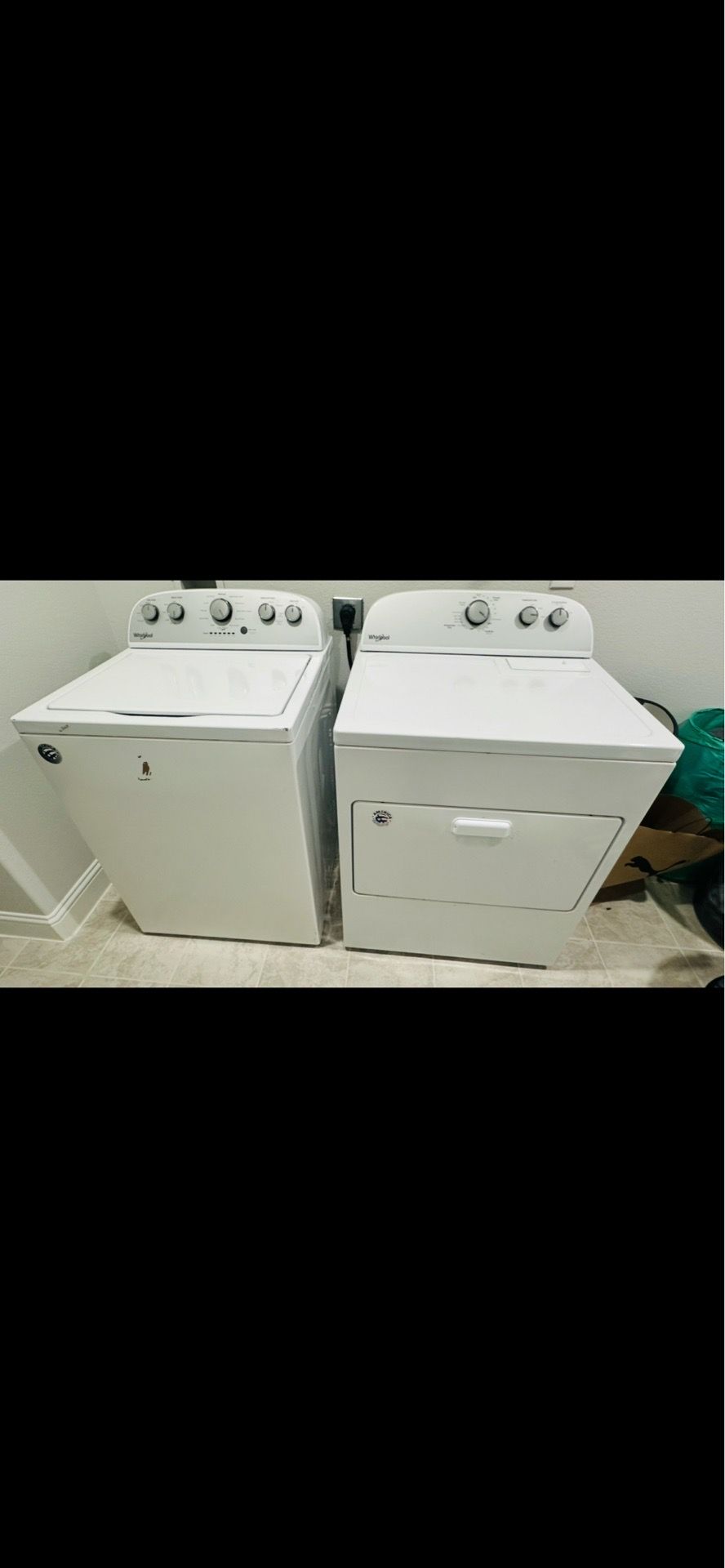 Washer and dryer