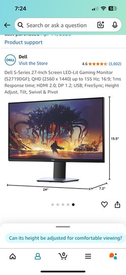 Dell gaming monitor