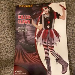 Killer Clown Halloween Costume 