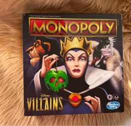 Monopoly Disney Villains Hasbro 2020 New Open Box