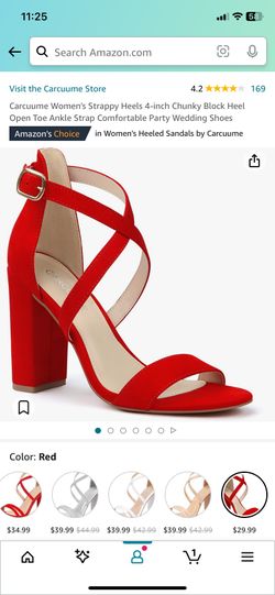 Strappy Red Heels