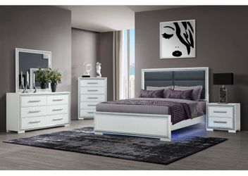 4-Piece Queen Bedroom Set – Bed, Dresser, Mirror & Nightstand | Delivery & Setup Available