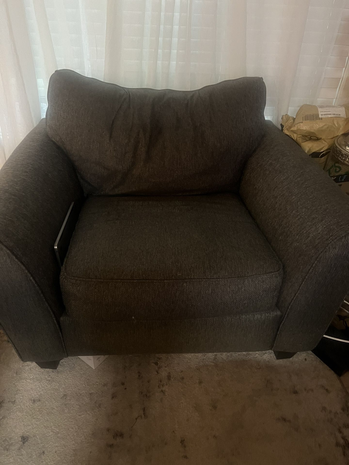 Gray Single Sofa 