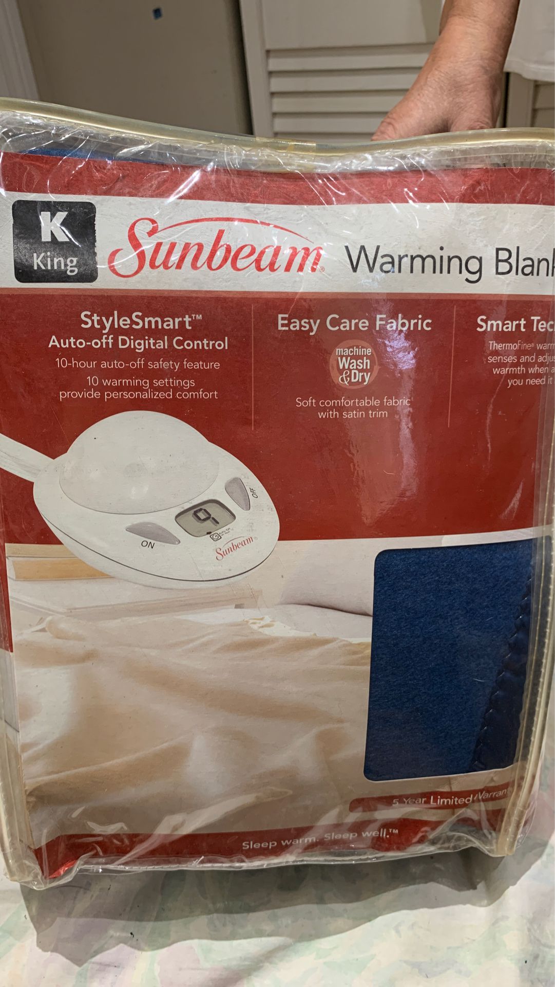 Electric Blanket by Sunbeam - KING SIZE -