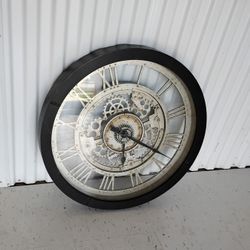 Large Industrial Wall Clock