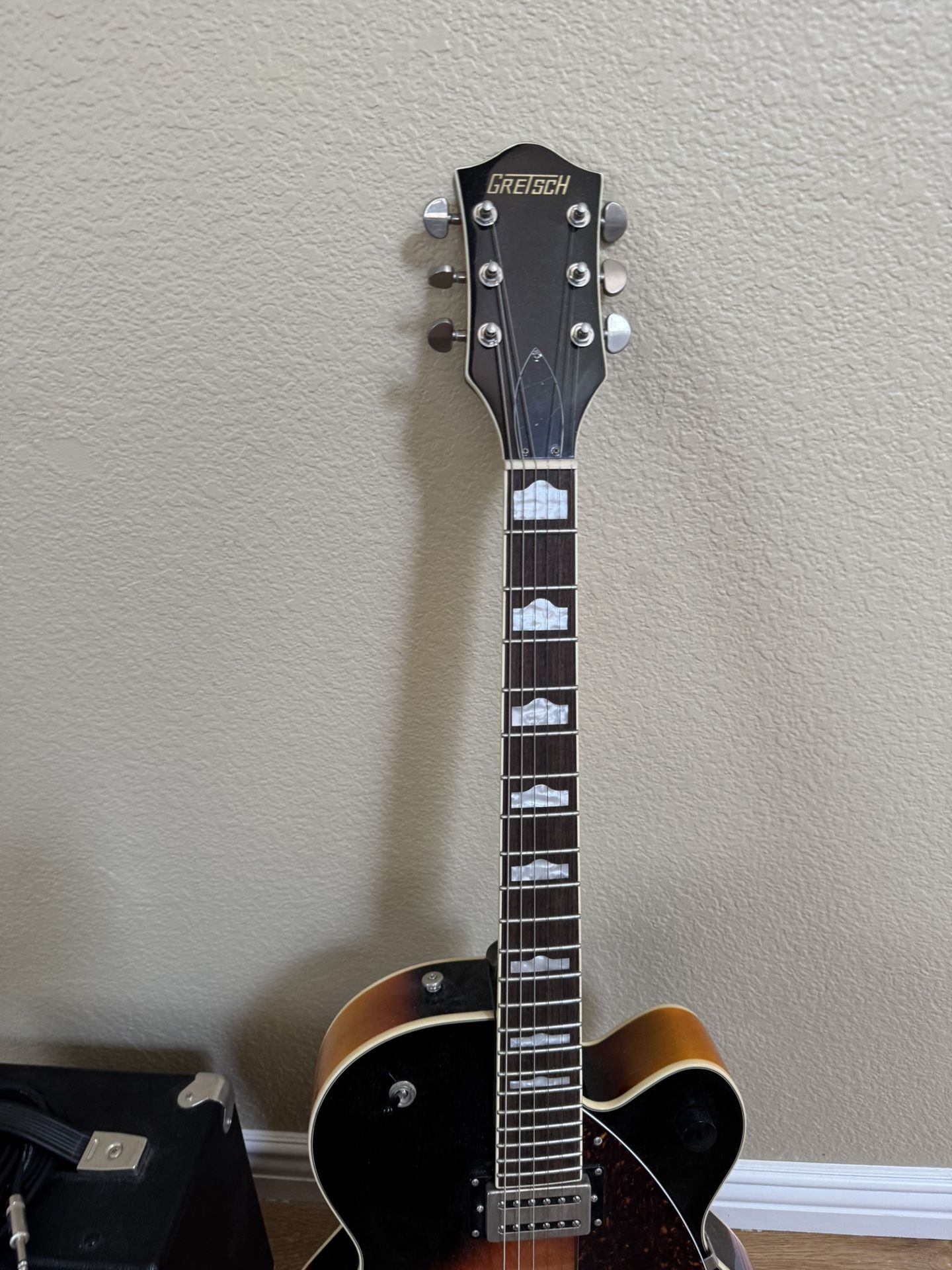Gretsch Guitar and Fender Amp