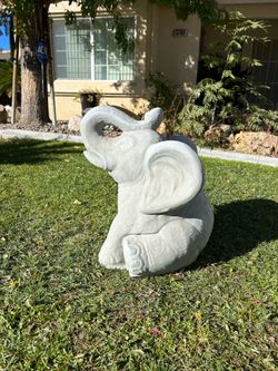 New Elephant made out of cement