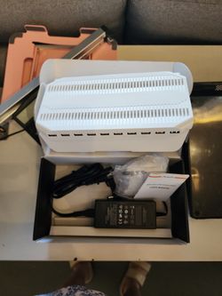 Alxum 60W 10 Port USB Charging Station Multiple Charger Station, USB Organizer Stand