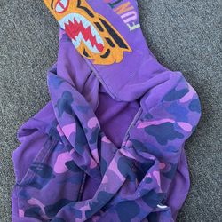 Purple Bape Hoodie