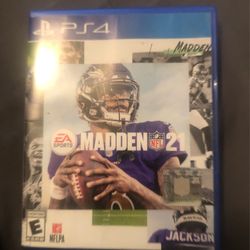 Madden 21 For Ps4