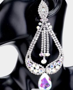 Earrings - Diamond Crystal Rhinestone 
