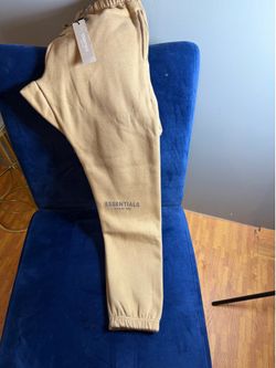 Men’s Essentials Joggers, Tan, Size medium