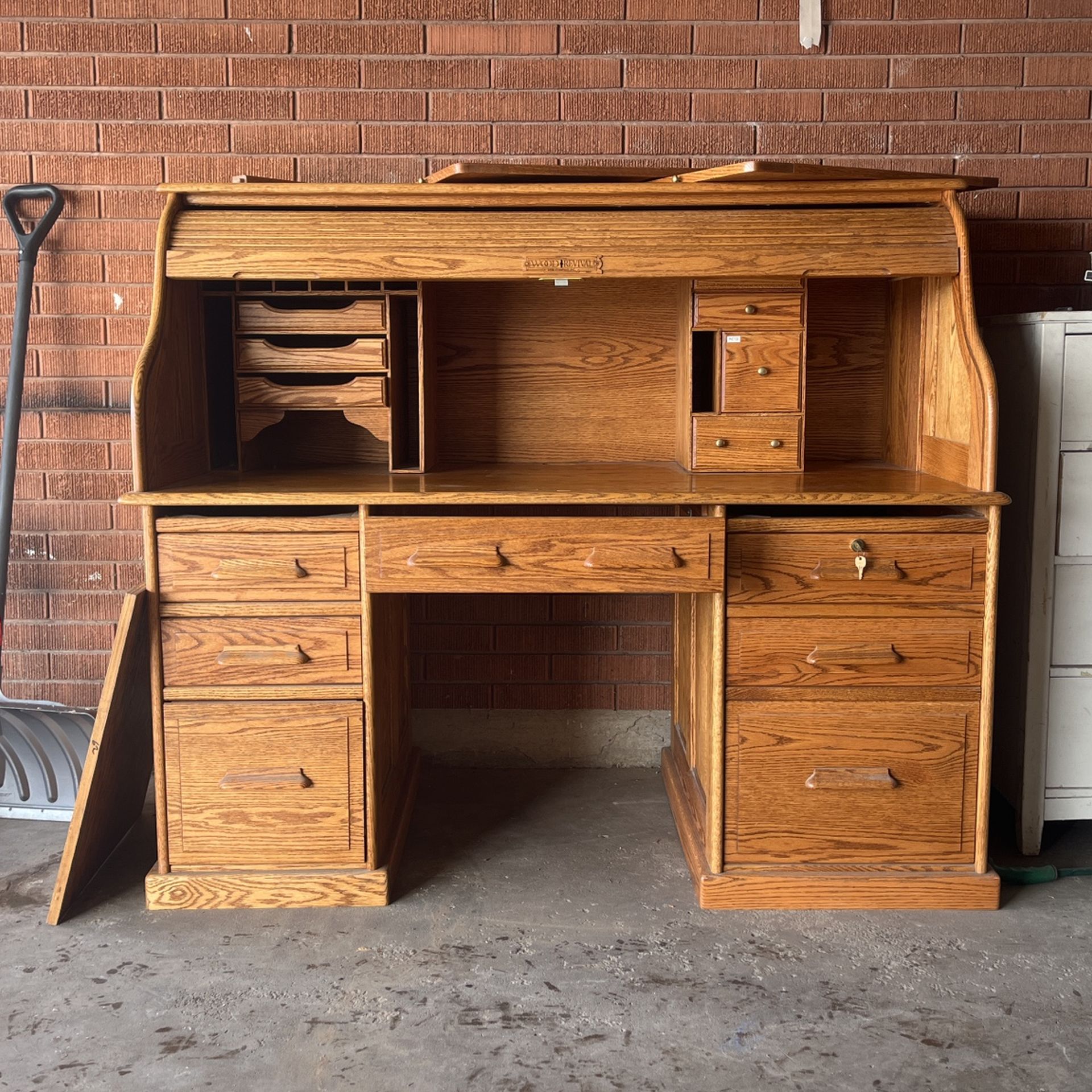 Antique Roll Top Desk