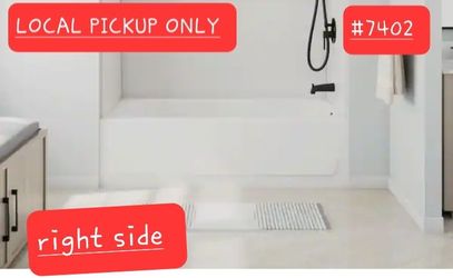 ➿️ Mauicast 60 in. x 30 in. Alcove Soaking Bathtub with Right Drain in White #7402