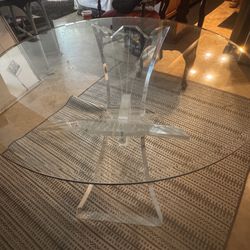 48” Round Glass Table Top – 1/2” Thick