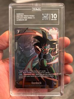 Bardock Fusion World Saiyan's Pride Uncommon Holo TAG 10 FB08-111
