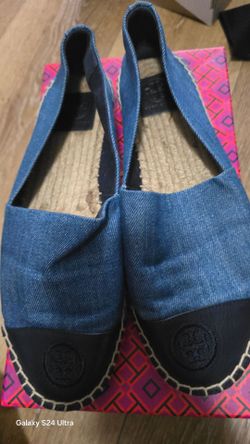 Tory Burch Denim Espadrille Flats – Women’s Size 9.5