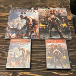 God Of War 1 And 2 With Strategy Guides