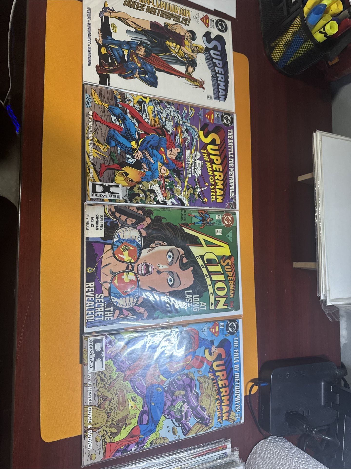 4 Vintage Superman Comics