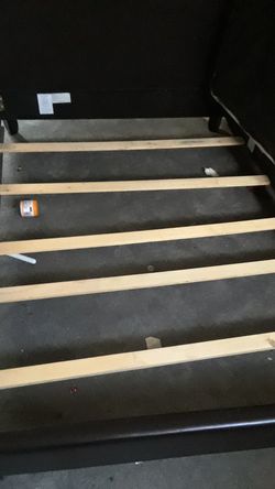 Bed frame no bed just frame full size break away easy to take apart and put back together