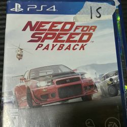 Need For Speed Payback Ps4 