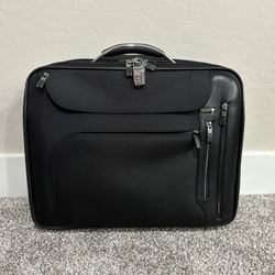 TUMI Arrive ‘LaGuardia’ Black Nylon Wheeled Briefcase - 25603D